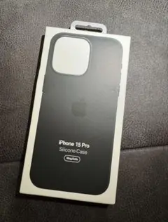 【純正互換品】iPhone15Pro シリコンケース Magsafe対応