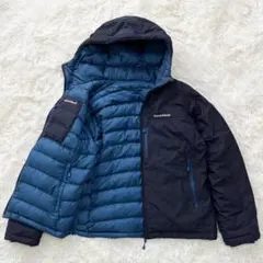 モンベル コロラドパーカ リバーシブルダウン XL ネイビー × ブルー