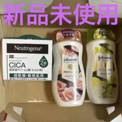Neutrogena CICA 高保湿クリーム &ジョンソンボディローション