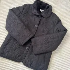 Lobjie ブラック キルティングジャケット