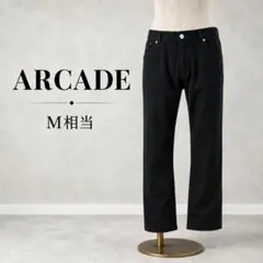 ARCADE アーケード ブラック ストレッチスリムチノパン 細身 メンズのサムネイル