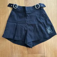 ANAPGIRLブラックショートパンツ