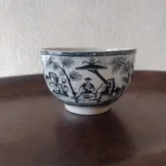 阿蘭陀焼 デルフト ペトルス・レグー窯 銅版転写 カフェオレボウル