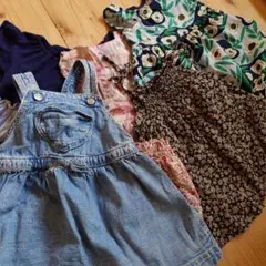【80cm】ベビー服 6点セット GAP・マリメッコ・花柄ブルマ入
