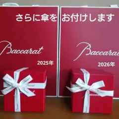 バカラグラス2個　晴雨兼用傘 名古屋ウイメンズマラソン完走賞 【未開封】