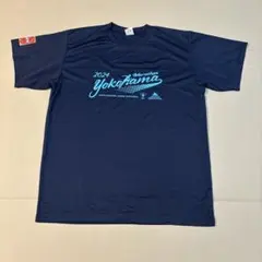 2024 Yokohama Marathon XL Tシャツ ネイビー