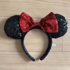 ミニーマウス　スパンコールカチューシャ