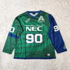 未使用☆タグ付き NECグリーンロケッツ ホッケーシャツ ユニフォーム
