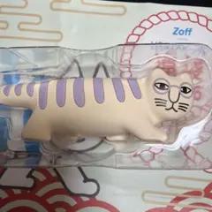 Zoff メガネ置き　2026 紫　猫