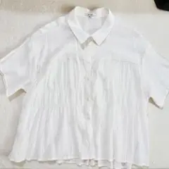 nico and… フロントシャーリングシャツ