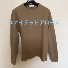 ユナイテッドアローズ ベージュ サイズM コットン 長袖Tシャツ