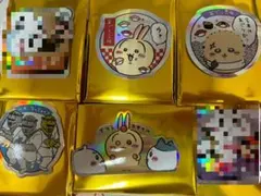 ちいかわ寿司　トレーディングホログラムステッカー　4枚組