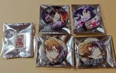 OVERDRIVE DEARDROPS 缶バッジ アクリルチャーム 5点セット