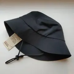 【新品未使用】無印良品 風を通す ちいさくまとまる バゲットハット 黒 MUJI