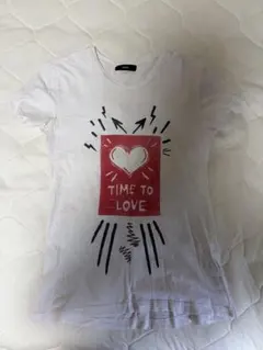 【DIESEL】TIME TO LOVE 半袖Tシャツ ホワイト