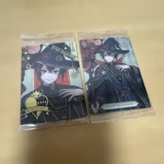 ツイステ　ウエハース　リドル　箔押し　ノーマル　2枚セット