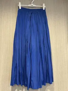 青のロングスカーチョ