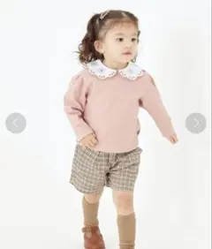 新品未使用 モイモルン チェック 半ズボン