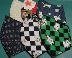 ☆ハンドメイドマスク☆和柄　レディース　在庫整理