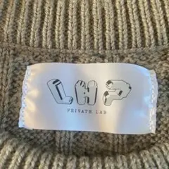 LHP ベージュ ケーブルニットセーター