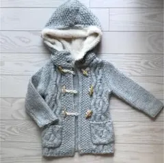 ZARA ニット ダッフルコート 98cm