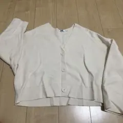 UNIQLO U カーディガン レディース ホワイト Mサイズ