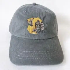 lifeshop キャップ 帽子 gray グレイ 犬 刺繍 2点セット gray グレイ ペキニーズ lifeshop 犬 刺繍 キャップ 帽子 - メルカリ