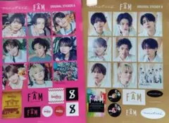 2枚　A盤 B盤 ステッカーシート（A4サイズ）　FAM　timelesz