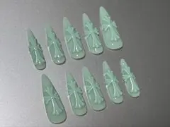 y2k クロム　ネイル　シズニルック　ウィッシュコア　平成　グランジ　サブカル