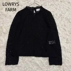 ＊ローリーズファーム＊【M】総レースブラウス　トップス　上品　透け感　春夏
