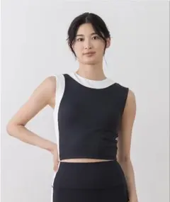 値下げしました！【SUKALA】バイカラー ショートタンクトップ Mサイズ