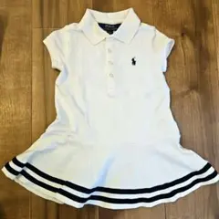 POLO ホワイト ワンピース 半袖