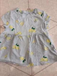 【babyGAP】半袖　ブラナンベア　Tシャツ　ワンピース　90 95 レモン柄