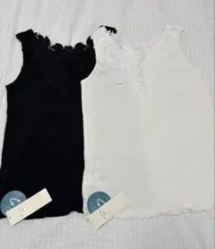 サマンサモスモスブルー　タンクトップ②枚セット