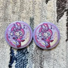 ナルミヤ　刺繍缶バッジ　ベリエちゃん　2個まとめ売り