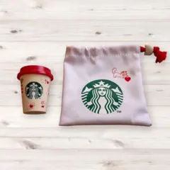 【未使用】スターバックス バレンタイン2025 ミニカップ＆巾着袋