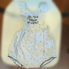 Baby Dior ベビー ディオール 水玉ロンパースのサムネイル