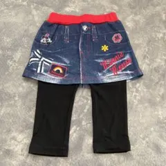 90 ミニー スカート付きレギンス