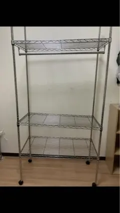 シルバー スチールラック 約90cm x 45cm