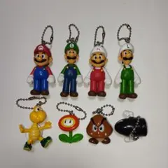 スーパーマリオ　マスコットフィギュア　８コセット　タグ無し
