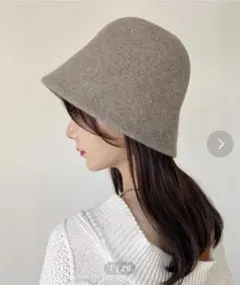 ウール　バケットハット