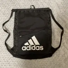 adidas ブラックナップサック