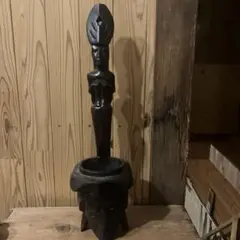 木彫　民具　オブジェ　アフリカ先住民アート　工芸品　民族