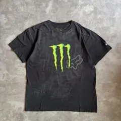 モンスターエナジー FOX コラボTシャツ ブラック L レーシング 古着のサムネイル