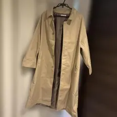 remer コート ロングコート ステンカラーコート L トレンチコート 長袖