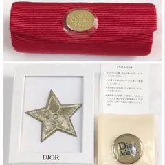 Dior ディオール ノベルティ リップケース ピンバッジ　アクセサリー セット