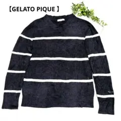 【GELATO PIQUE 】未使用✨️ストライプニット【メンズLサイズ】