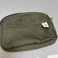 エルゴ抱っこ紐　オリーブグリーン ジッパー付きポーチ