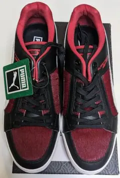 美品☆PUMAプーマ2013年限定ステッパーSTEPPER黒/赤スエード29 