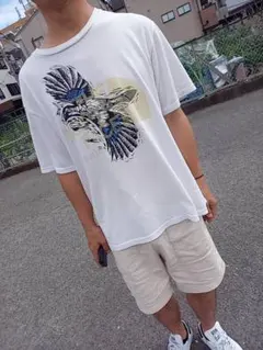 90年代☆New Balance ショートパンツ ベージュ Lサイズのサムネイル